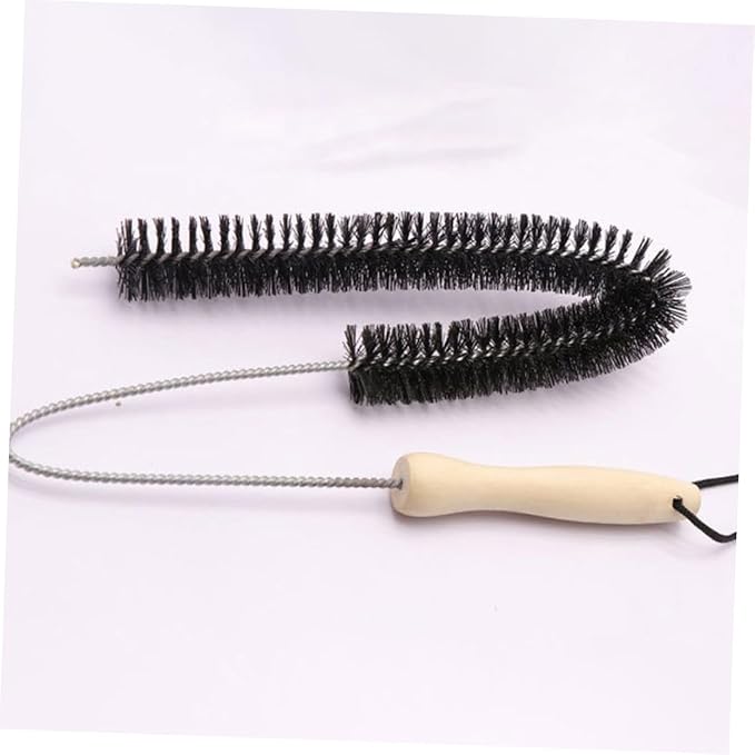2pcs Dryer Vent Cleaner Brush Wooden Handle Brush for Washing Machine Cleaning Duct Cleaning Kit for Home Use