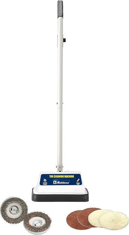 Koblenz Shampooer and Polisher, Floor Shampooer and Polisher, Hard Floor Cleaner, Heavy-duty Carpet Cleaning Machine with Scrubbing Brushes and Polishing Pads, 3 Speeds, Blue/Gray (P-620BA)
