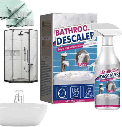 Stubborn Stains Cleaner - Bathroom Descaler Cleaner, Limescale Cleaner, Luckydogs Multipurpose Bathroom Foam Cleaner, All-Purpose Bathroom Descaler Foam Cleaner Spray (1 bottle)