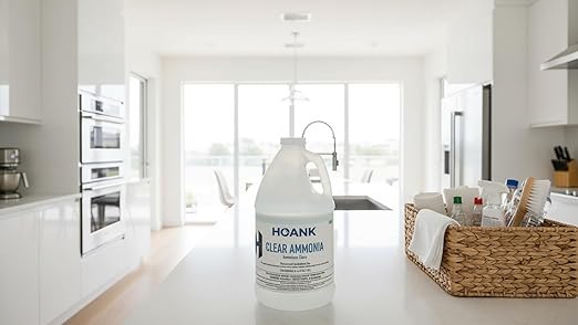 (Pack of 8) - Clear Ammonia Cleaner Liquid, Multi-Surface Cleaning Solution | Removes Grease, Hard Water Stains and Odors - Multipurpose Kitchen Bathroom and Commercial Use - 64Oz 8 Pack -Ready to Use