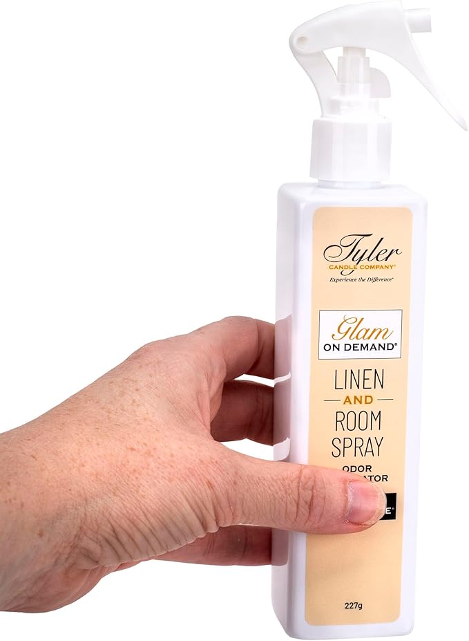 Tyler Candle Company - Spray On Demand - Diva fragrance - 227g / 8oz, Clear