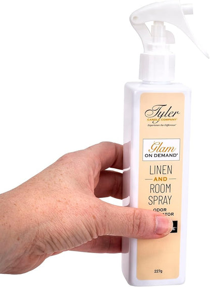 Tyler Candle Company - Spray On Demand - Diva fragrance - 227g / 8oz, Clear