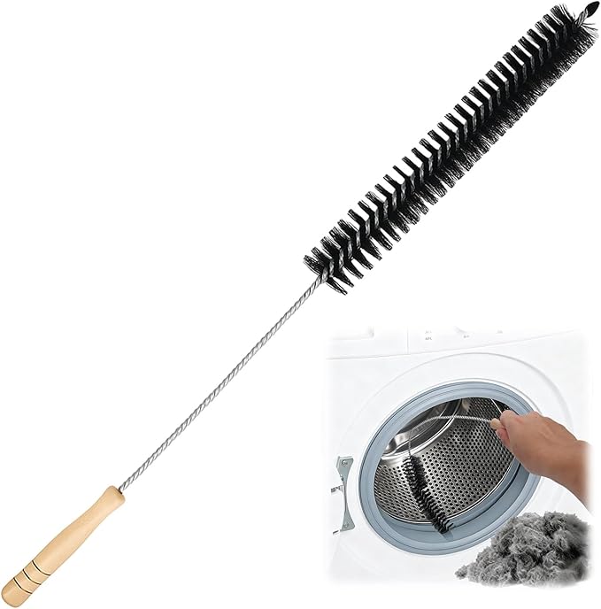 XANGNIER Dryer Vent Cleaner Brush,Flexible Clothes Dryer Lint Brush,Dryer Lint Trap Cleaning Tool,Laundry Room Essentials Lint Remover Accessories,Refrigerator Coil Brush,Household Cleaning Supplies