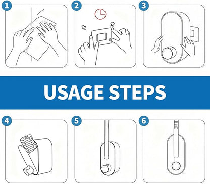 SOPAMI Disposable Toilet Cleaning System - Toilet Wand Kit with 32 High-Performance Refills, Wall Mounted Toilet Brush and Holder for Deep Cleaning Bathroom 32pcs