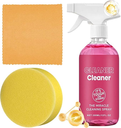 Kitchen Cleaning Spray – Oil Stain Remover, Stove Cleaner, Household Decontamination Agent | Fast-Acting Grease Dissolver, Powerful Formula for Home Cooking Surfaces and Appliances