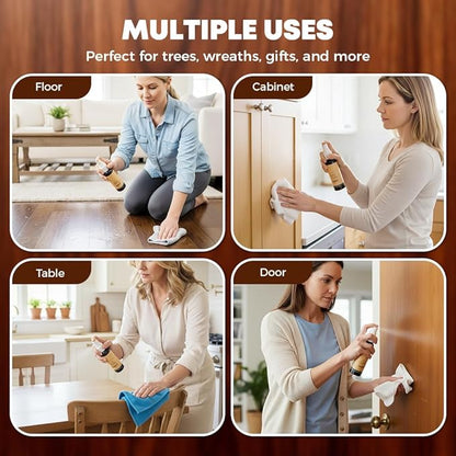 Wood Repair Kit, 2026 New Furniture Scratch Remover Spray, Hardwood Floor Restorer for Scuffs and Dents, Liquid Polish for Cabinets and Tables, Light and Dark Set (2pcs)