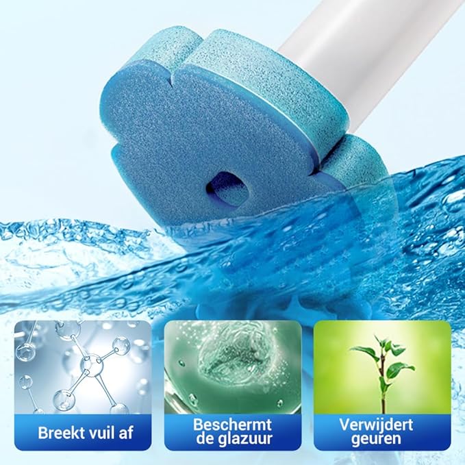 Disposable Toilet Cleaning System: Toilet Brush & Holder Kit with 18PCS Pre-Soaked Cleaner Wall-Mount Scrubbing Toilet Brush Bathroom Cleaning Kit (36-Pack Lavender Brush Head)