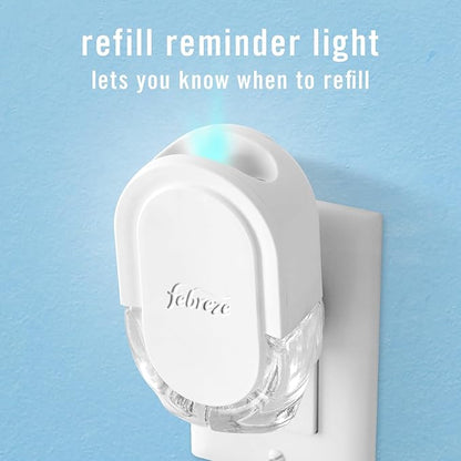 Febreze Plug with Fade Defy Technology Air Freshener - New Limited Edition - (3) of 0.87 fl oz Refills (Bora Bora)