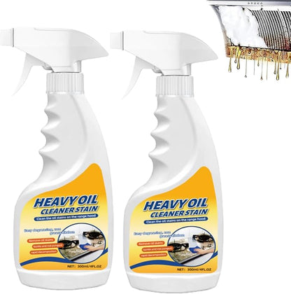 Multi-purpose Heavy Grime Duty Cleaner, Multi-purpose Heavy Oil Stain Cleaner, Heavy Oil Stain Cleaner Kitchen, Kitchen Degreaser Spray, For Range Hood, Oven, Pots and Cabinet (2pcs)