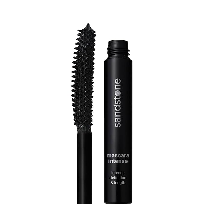 Hypoallergenic Mascara Sensitive Eyes - Smudge-Proof, Sweatproof, Lengthening Mascara with amazing separation of the lashes - Vegan, Non Toxic Mascara Black (Black, 9 ml)