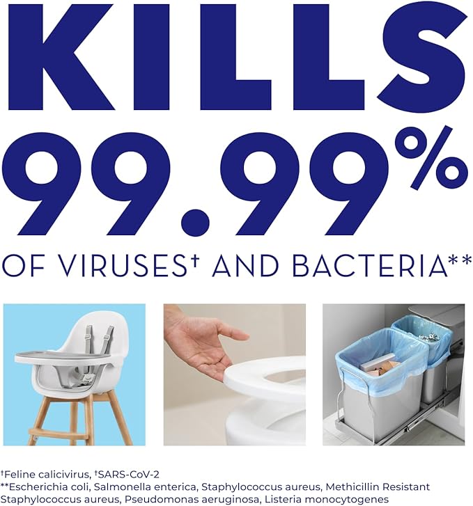 Wondercide - Multi-Surface Disinfectant Spray - Kills 99.99% Viruses & Bacteria - Fragrance Free Cleaner with Hypochlorous Acid for Home, Kitchen, Pet Areas - 32 fl oz