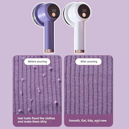 Fabric Shaver, USB Rechargeable Electric Lint Shaver with LCD Display,Portable Fabric Pilling Remover, Lint Sweater Shaver, Uickly and Effectively Lint Remover for Clothes, Clothing