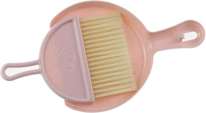 dust pan and Broom/Dustpan Small Dustpan and Brush kit, Multifunctional Cleaning Tool (with Manual Broom Brush), Child Broom and Dustpan Set Plastic dust Collector