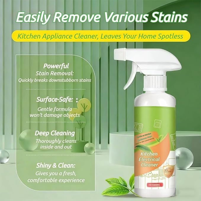 Multi-purpose Electrolyzed Ion Household and Kitchen Cleaning Spray, Multi-purpose Kitchen Grime Remover for Household Cleaning, Convenient Handheld Cleaner for Home Family (1pc)