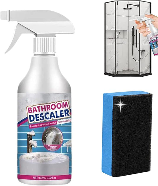Bathroom Descaler Cleaner, Stubborn Stains Cleaner, Kitchen Foam Rust Remover, Powerful Kitchen All-purpose Powder Cleaner, All Purpose Bubble Cleaner Foam Spray (A)