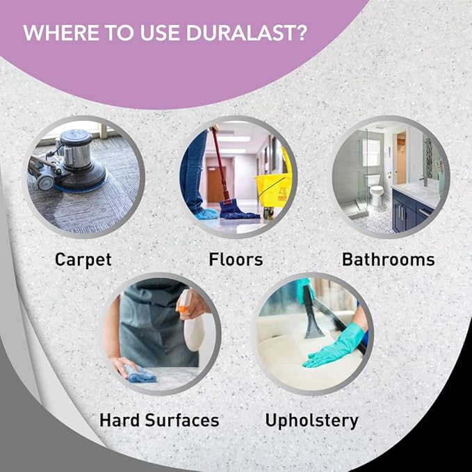 Duralast French Lavender Vanilla Odor Eliminator Concentrate – Smoke Odor Eliminator for Strong Odor on Carpet, Floors & More – Sweat & Pet Odor Eliminator for Home w/Non-Enzymatic Formula (1 Gal)