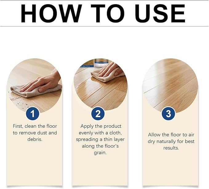 Floor Restore Solution, Floor Restorer & Clean Hardwood Restore, Wood Restorer, 150ml Flooring Protection Agent For Shine Wood, Laminate, Vinyl (2pcs)