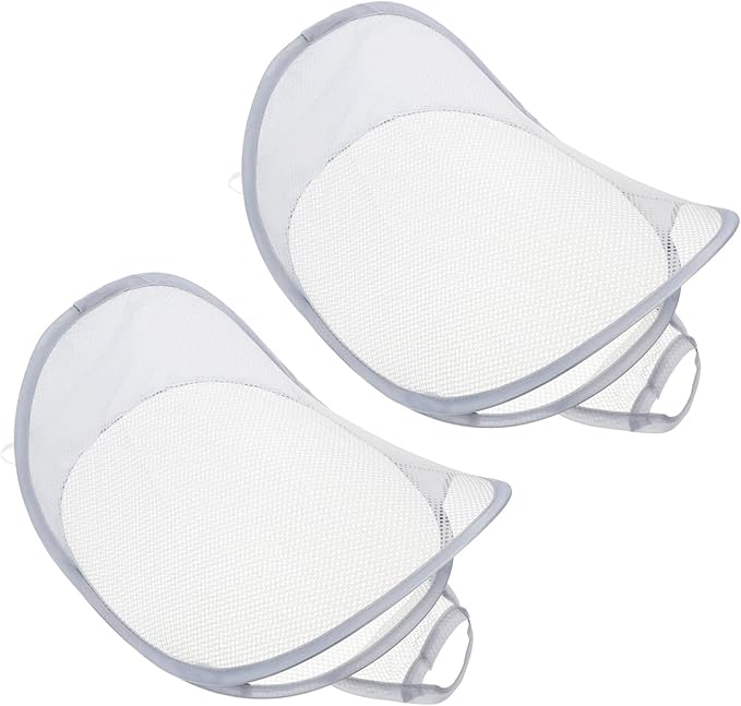 2pcs Wall-mounted Hanging Basket Organizer for Dirty Clothes Foldable Portable Storage for Home Organization and Laundry Management