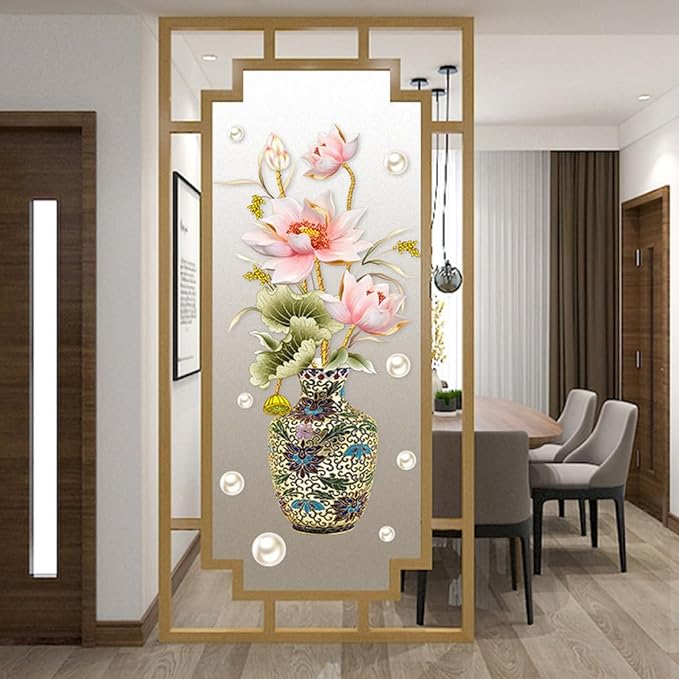 3D Wall Stickers DIY Flower Wall Decal Removable Waterproof Wall Art Decor for Bedroom Living Room Offices Home Decoration