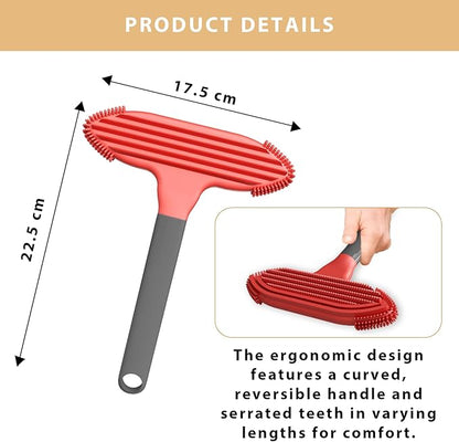 Pet Hair Removal Tool for Dog and Cat,Pet Hair Remover Removes Fur and Lint from Couch,Carpet,Cat Tree Tower Bed,Car Interiors,Rug,Mat,Coat,and Various Furniture,Silicone Material,Reusable