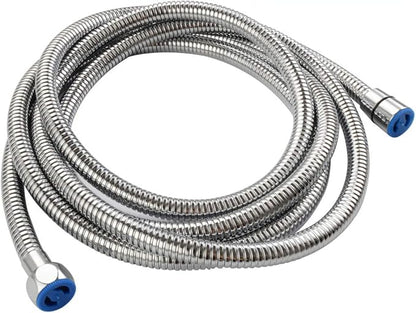 Extra Long Hand Shower Hose 118", Angle Simple Stainless Steel Flexible Shower Extension Hose Replacement 1/2" IPS, No Tangles, Chrome