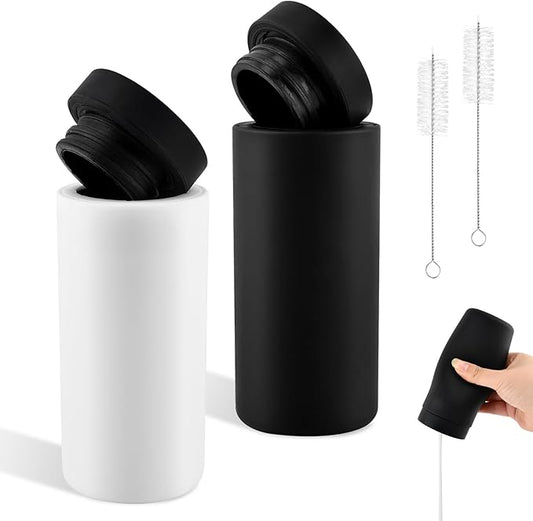 Silicone Dishwashing Soap Dispenser, Refillable Leakproof Dish Detergent Dishwashing Liquid Dispenser, Dish Soap Silicone Squeeze Bottle for Kitchen and Bathroom