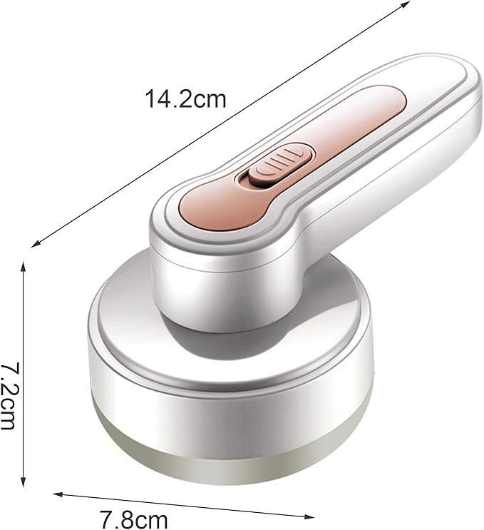 Sweater Shaver Fabric Shaver Electric Lint Remover with Ergonomic Handle Portable Rechargeable Clothes Fuzz Remover Electrostatic Brush 1 Set