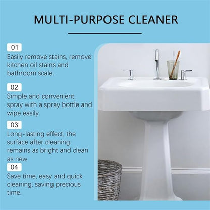 Multi Purpose Cleaner, Brazilian Waves Multi Purpose Cleaner, Multipurpose Bathroom Foam Cleaning spray, Luxurious Scent, Quick Results, Saving Time and Effort (1)