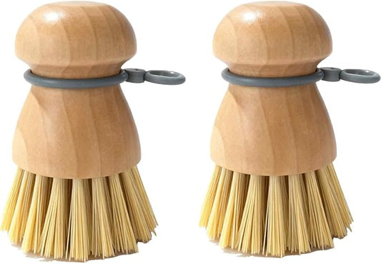 Dish Brush with Durable Bristles, Non Scratch, Easy Grip Handle for Dishes Pots Pans and Sink Grease Removal – Dish Cleaning Brush, Dish Scrub Brush, Dish Scrubber, Kitchen Dish Brush