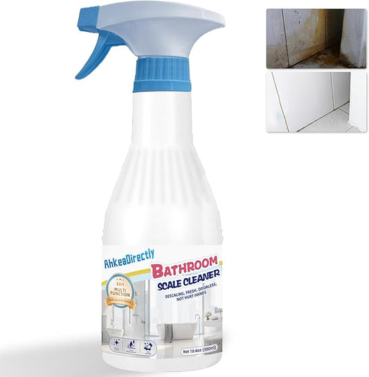 Foaming Shower Tub and Tile Cleaner, Bathroom Foam Cleaner with Floral Scent, Bathroom Cleaner Spray for Cleaning Glasses and Sinks, Grout Cleaner, Deep Cleaning Removes Old Stains From Grout, 1pcs