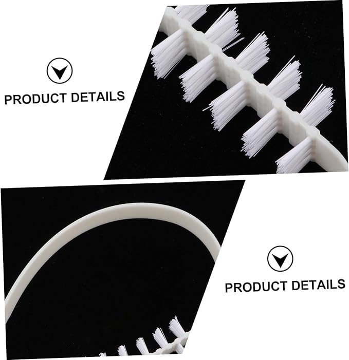 SHOWERORO 2pcs Dryer Brush Soft Scrub Brush for Washing Machine Dryer Vent Cleaner