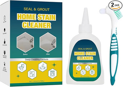 Home Stain Cleaner, 7 OZ Fast-Acting All-Purpose Deep Cleaning Gel for Bathroom, Kitchen, Laundry & Room, For Targets Tile Gaps, Washing Machine Seals, Fridge Rubber, Wall & Shower Stains