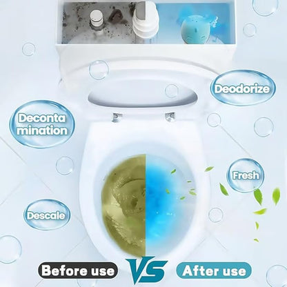 Dinosaur Toilet Bowl Cleaner Bottle, 2026 Upgraded Cute Dinosaur-Shaped Magic Automatic Toilet Tank Cleaner Bottle, Long-Lasting Bathroom Tank Crazy Cleaning Deodorizer Wonder(3pcs-Jasmine)