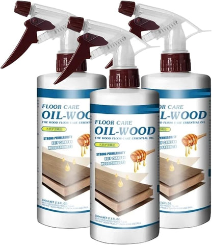 500ml Floor Polish And Restorer For Good Daily Clean Floor Care Solid Wood Waxing Oil Essential Oil Care To Prevent Scratches(3pcs)