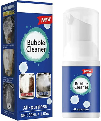 Foaming Heavy Oil Stain Remover, Rinse-Free Foam Cleaner Spray for Kitchen Grease, Multi-Surface All Purpose Cleaner for Stovetops, Countertops, Range Hoods & Sinks (30ml/1oz, 1-Pack)