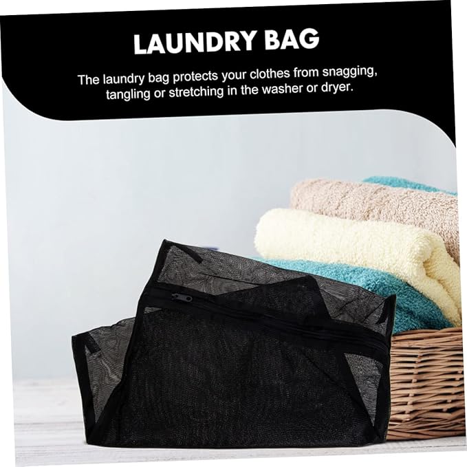 CHILDWEET Mesh Laundry Bags with Zipper 8-Pack Delicates Washing Bags for Travel Storage and Clothes Organizing Protects Bras Socks Underwear in Washing Machine