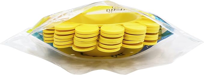 Compac Sink Daisy Scented Kitchen Sink Strainer infuses & Freshens Your Sink, Must Have Kitchen Sink Accessories, Sink Drain Strainer - Catcher, Yellow, Lemon Scent, 6 Count, (3 Packs of 2)