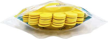 Compac Sink Daisy Scented Kitchen Sink Strainer infuses & Freshens Your Sink, Must Have Kitchen Sink Accessories, Sink Drain Strainer - Catcher, Yellow, Lemon Scent, 6 Count, (3 Packs of 2)