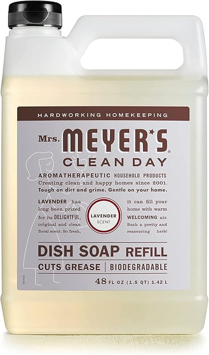 Mrs. MEYER'S Dish Soap Variety Pack Scent 1 Dish Soap, 1 Soap Refill, 1 CT