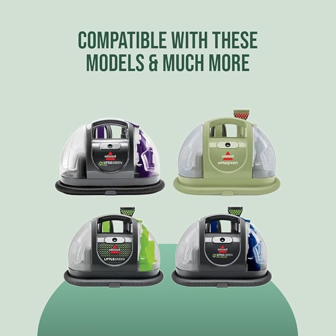 Replacement Cap & Straw Assembly for Bissell Little Green Machine Carpet Cleaners - Models 1400B, 1400W, 3369, 3353, 3519, - Only for Models Listed
