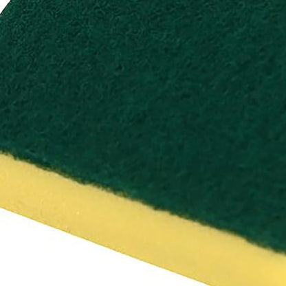Double Sided Cleaning Sponge, Strong Absorbent Heavy Duty Scrub Sponge Non Scratching Reusable Dish Cleaning Scrub Sponge for Household Kitchen Bathroom