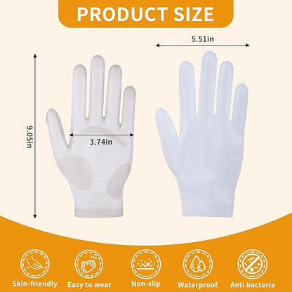WINWIN Multi-purpose Silicone Gloves - High Elasticity, Food Grade, Reusable Gloves for Household Cleaning, Catering, and Kitchen Use