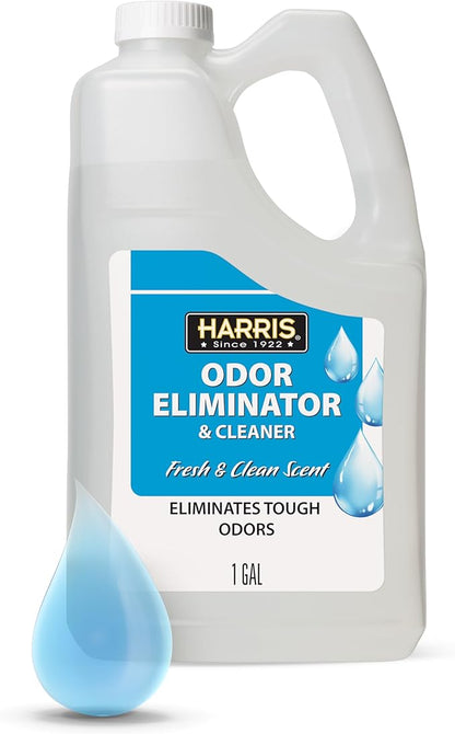 Harris Odor Eliminator and Cleaner Concentrate - 1 Gallon - Fresh & Clean Scent