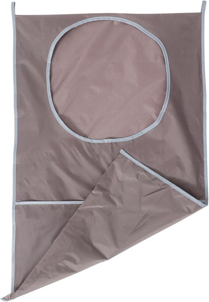 KOMBIUDA Hanging Laundry Hamper Saving Storage for Dirty Clothes Breathable Design over Door Organizer for Bathroom and Dorm Use