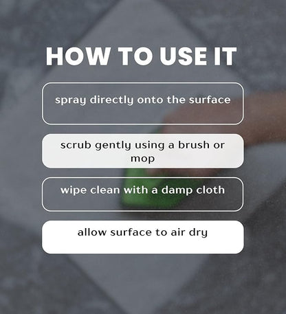 Rejuvenate Laminate Floor Cleaner 32 oz Liquid Bundle with Scrub Brush – Removes Ground-In Dirt and Stains from Stone, Tile, and Laminate Floors with Streak-Free Shine – Gift Set (2 Items)
