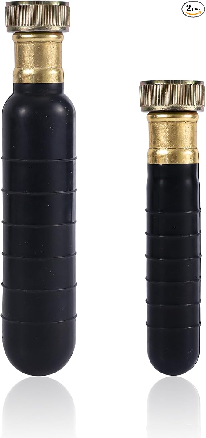 2pcs Drain Bladders, Rubber Drain King Cleaner for 1-2" & 1.5-3" Pipe Bladder Unclogger Clog Remover Tool for Kitchen Bathroom Showers Sink, Swimming Pool Main Line Sewer Drains Cleaning