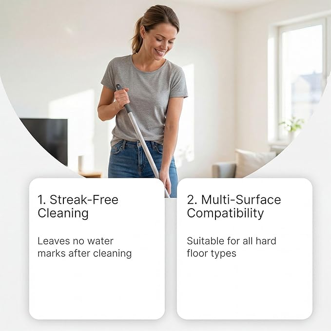 Floor Cleaning Tablets, 12pcs Pre-Measured Dissolvable Mopping Tablets with Fresh Lemon Scent, Multi-Surface Hard Floor Cleaner (1pcs)