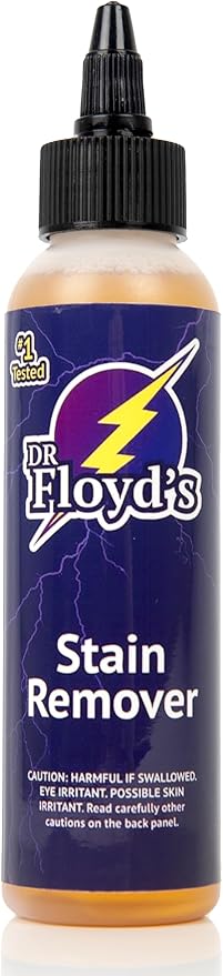 Dr Floyd's Stain Remover - Ranked #1 in Testing Against Major Brands - Prewash - Removes Grease, Oil, Food, Coffee, Blood, Sweat, Grass, Ink, dirt - works great on Clothes, Fabric, Carpet
