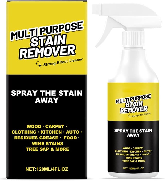 Multi Purpose Stain Remover Pro Strength Spray, Kitchen Multi-Purpose Foam Cleaner Spray, Fast Acting Cleaner For Kitchen, Floors, Toilets, Removes Hard Water Stains, Rust, And Stubborn Residues (1PC)