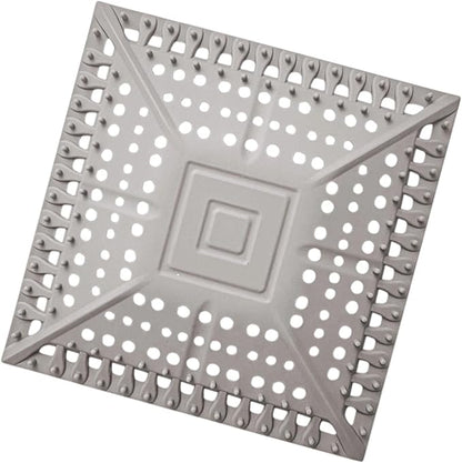 Shower Drain Hair Catcher Square Shape Silicone Sink Filter Hair Up Waste Catcher Kitchen Bathroom Accessory Silicone Floor Drain Cover